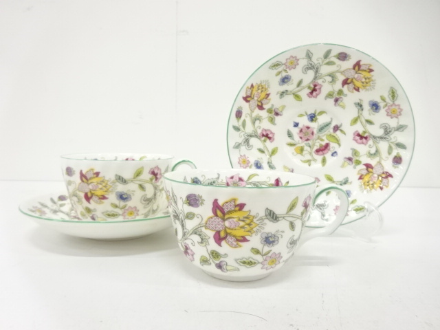 MINTON　ミントン　ハドンホール　カップ＆ソーサー　ペア　洋食器